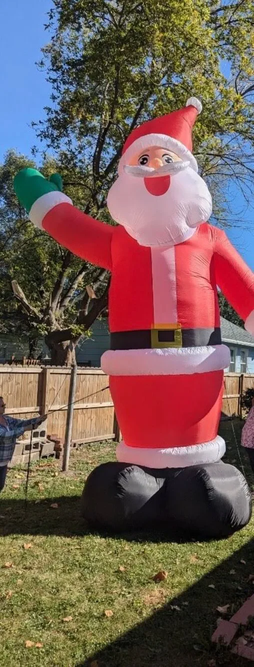 Christmas 20 foot ft giant inflatable Santa Claus